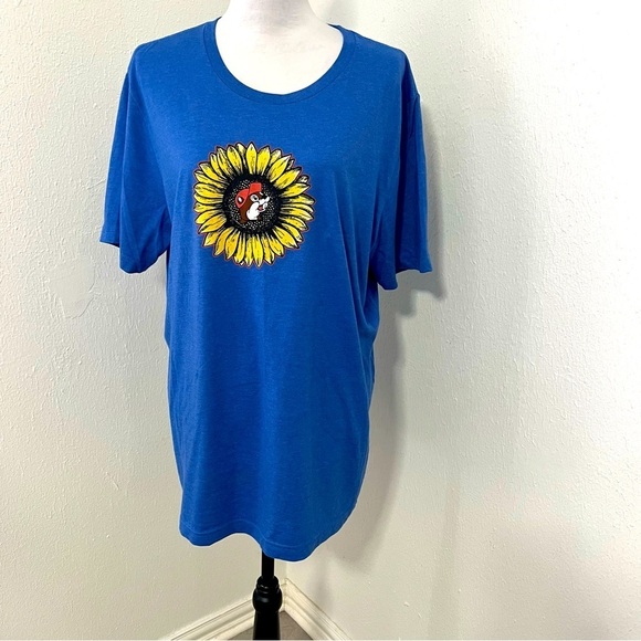 “Buc-ees” Women’s Graphic T-shirt “You Grow Girl”  XL Everyday Happy Sunflower - Picture 2 of 6